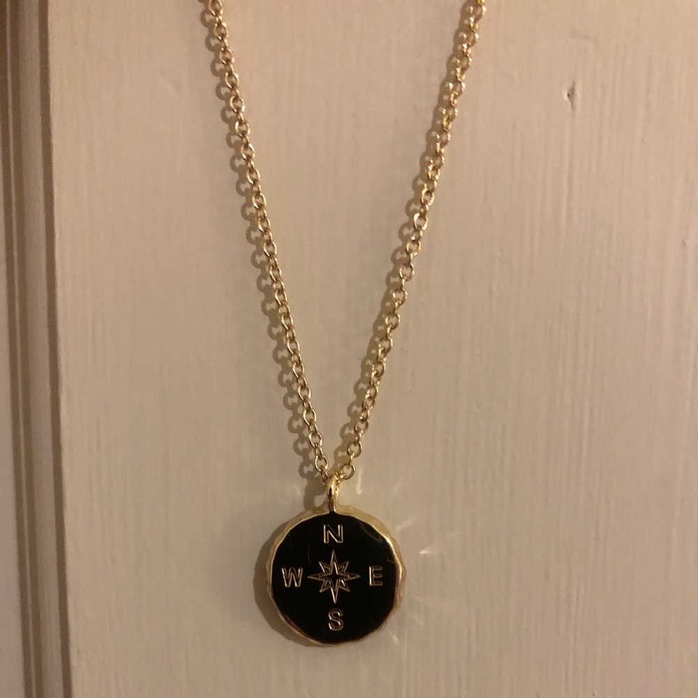 Pura Vida Gold Compass Necklace